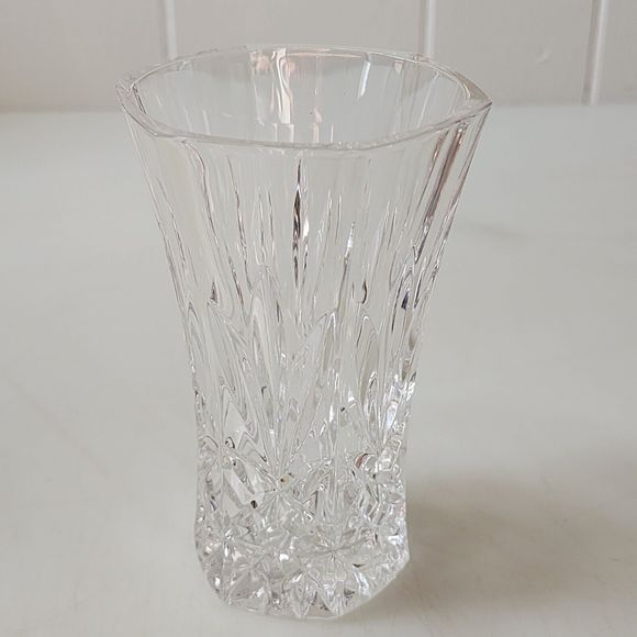 Vintage Led Cut‎ Crystal Bud Vase 5x3 Inch - Picture 16 of 16